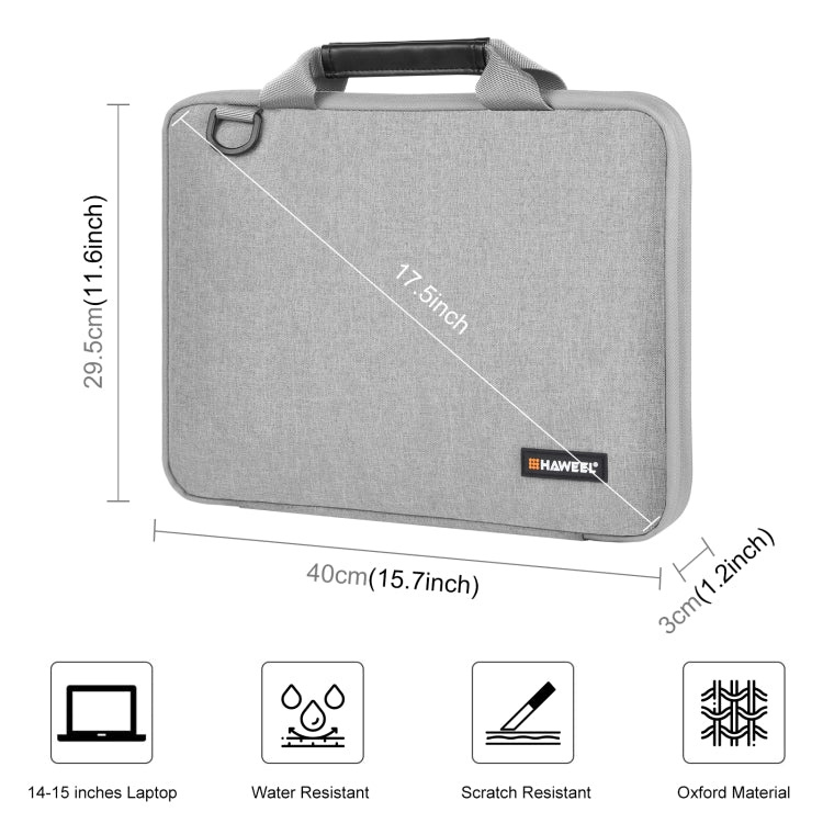 Túi đeo chéo đựng laptop HAWEEL 15.0 inch - 16.0 inch cho Macbook, Lenovo Thinkpad, ASUS, HP, 15.0 inch - 16.0 inch
