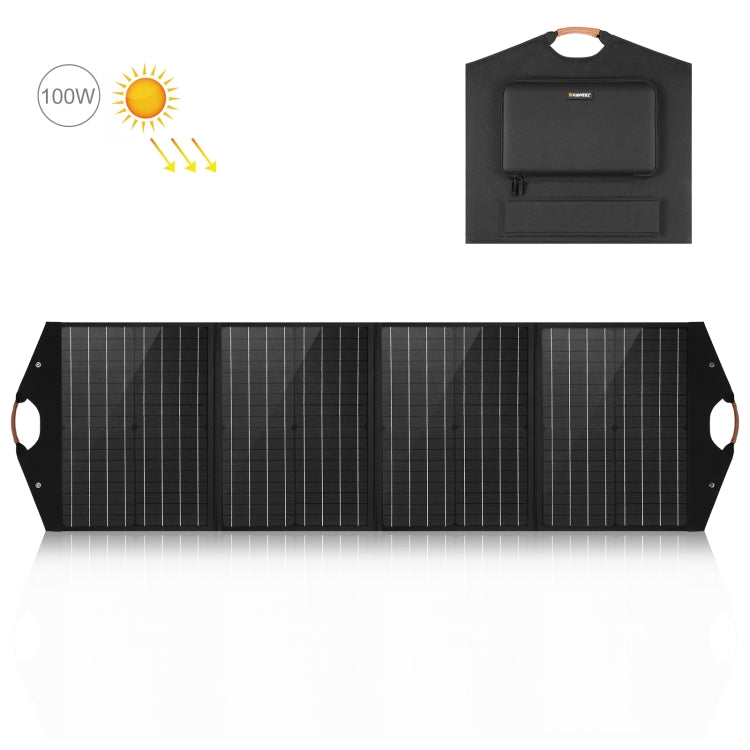 Sạc pin năng lượng mặt trời gập du lịch HAWEEL 100W, 100W