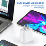 Bộ sạc nhanh hai cổng 20W HAWEEL, phích cắm Mỹ