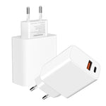 Bộ sạc nhanh hai cổng 20W HAWEEL, phích cắm EU