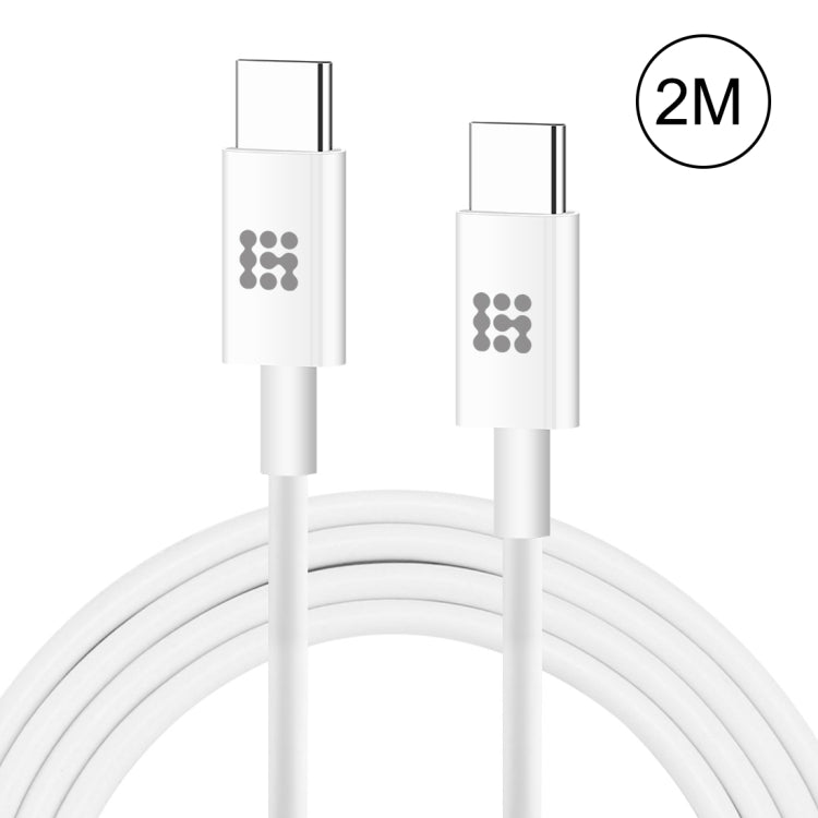 Cáp dữ liệu sạc nhanh HAWEEL 25W 3A Type-C / USB-C sang Type-C / USB-C PD, chiều dài: 2m, Type-C sang Type-C 2m
