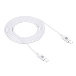 Cáp dữ liệu sạc nhanh HAWEEL 25W 3A Type-C / USB-C sang Type-C / USB-C PD, chiều dài: 2m, Type-C sang Type-C 2m