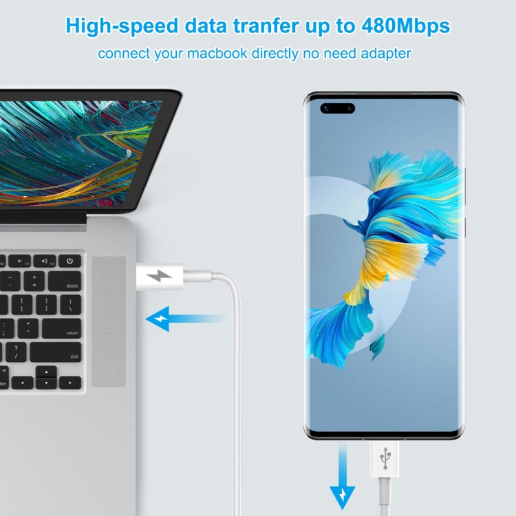 Cáp dữ liệu sạc nhanh HAWEEL 25W 3A Type-C / USB-C sang Type-C / USB-C PD, chiều dài: 2m, Type-C sang Type-C 2m