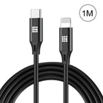 Cáp đồng bộ dữ liệu / sạc OTG USB-C / Type-C sang 8 chân HAWEEL dài 1m