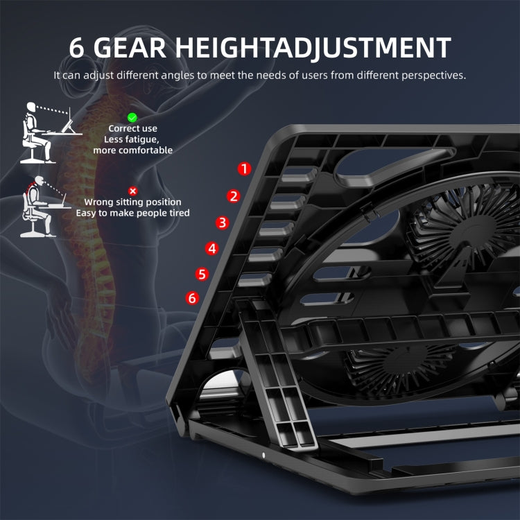 Giá đỡ quạt làm mát laptop RGB chơi game