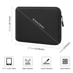 Túi đựng máy tính bảng có khóa kéo HAWEEL 11 inch cho máy tính bảng 9.7-11.0 inch, dành cho máy tính bảng 9.7-11.0 inch
