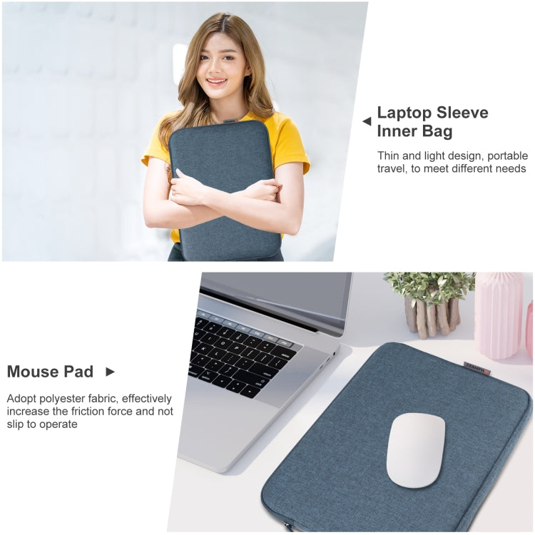 Túi đựng laptop HAWEEL 16 inch có khóa kéo, túi xách công sở cho laptop 15-16.7 inch, dành cho laptop 15-16.7 inch