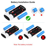 Vỏ pin sạc dự phòng DIY HAWEEL 2 pin 18650 (không kèm pin) 5600mAh có cổng USB & đèn báo, DIY 2 pin (đen), DIY 2 pin (trắng)
