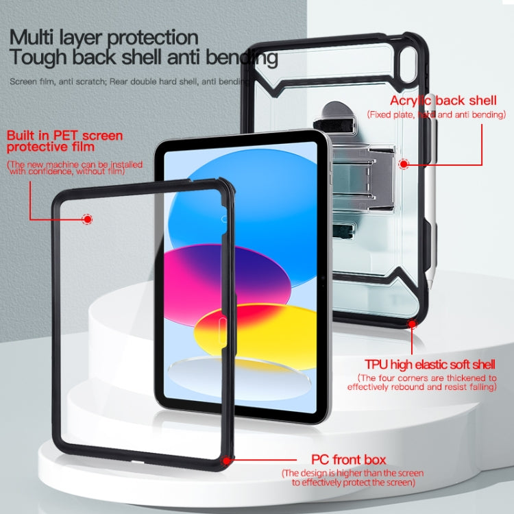 Bao da chống sốc toàn thân 360 cho iPad thế hệ 10 10.9 2022 có tay cầm, giá đỡ và khe cắm bút
