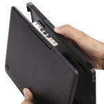 Bao da máy tính bảng bàn phím Bluetooth không dây F611 có thể tháo rời với đèn nền màu sắc, mặt sau bằng nhôm cho iPad Air 2 / 9.7 (2018) / 9.7 inch (2017) / Air / Pro 9.7 inch