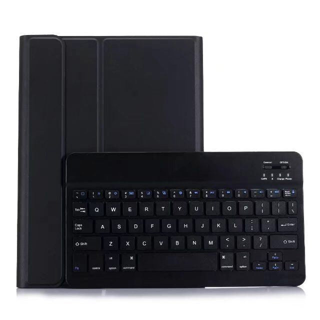Bàn phím Bluetooth có thể tháo rời + Bao da máy tính bảng gập ngang có giá đỡ cho iPad Pro 9.7 inch, iPad Air, iPad Air 2, iPad 9.7 inch (2017), iPad 9.7 inch (2018), A07 Đen, A07 Vàng, A07 Xanh, A07 Vàng hồng
