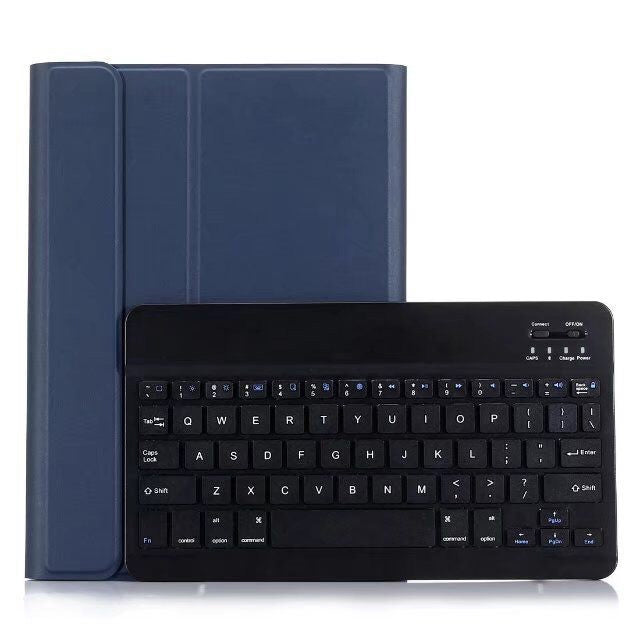 Bàn phím Bluetooth có thể tháo rời + Bao da máy tính bảng gập ngang có giá đỡ cho iPad Pro 9.7 inch, iPad Air, iPad Air 2, iPad 9.7 inch (2017), iPad 9.7 inch (2018), A07 Đen, A07 Vàng, A07 Xanh, A07 Vàng hồng