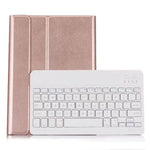Bàn phím Bluetooth có thể tháo rời + Bao da máy tính bảng gập ngang có giá đỡ cho iPad Pro 9.7 inch, iPad Air, iPad Air 2, iPad 9.7 inch (2017), iPad 9.7 inch (2018), A07 Đen, A07 Vàng, A07 Xanh, A07 Vàng hồng