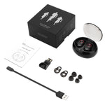 Tai nghe thể thao Bluetooth không dây chống ồn DSP BTH-V5 V5.0 kèm hộp sạc, tương thích iPhone và Android