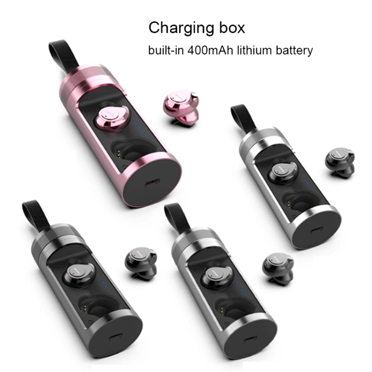 Tai nghe không dây stereo Bluetooth V5.0 SARDiNE F8 TWS kèm hộp sạc
