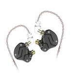 Tai nghe HiFi bass mạnh KZ ZSN Circle Iron Moving Iron lõi tứ có dây điều khiển, không mic