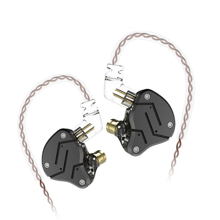 Tai nghe HiFi bass mạnh KZ ZSN Circle Iron Moving Iron lõi tứ có dây điều khiển, không mic