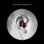 Tai nghe MP3 bass mạnh KZ ZST Circle Iron in-ear đơn vị kép, không mic