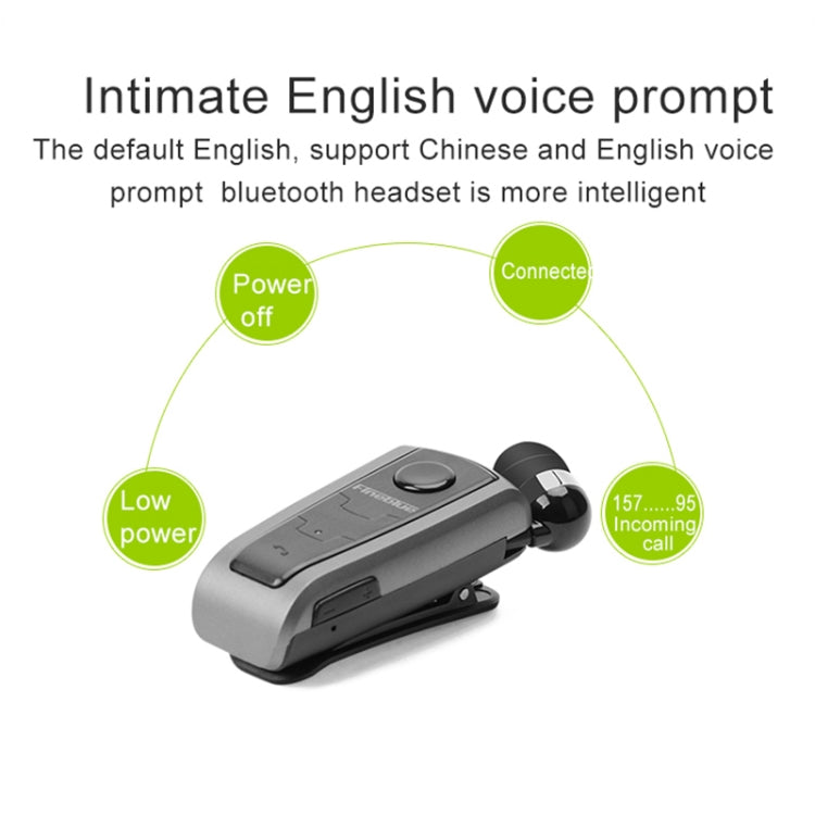 Tai nghe Bluetooth chống trộm Fineblue F910 CSR4.1 có cáp rút, nhắc nhở rung cuộc gọi