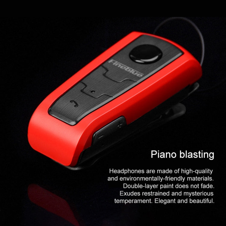 Tai nghe Bluetooth chống trộm Fineblue F910 CSR4.1 có cáp rút, nhắc nhở rung cuộc gọi