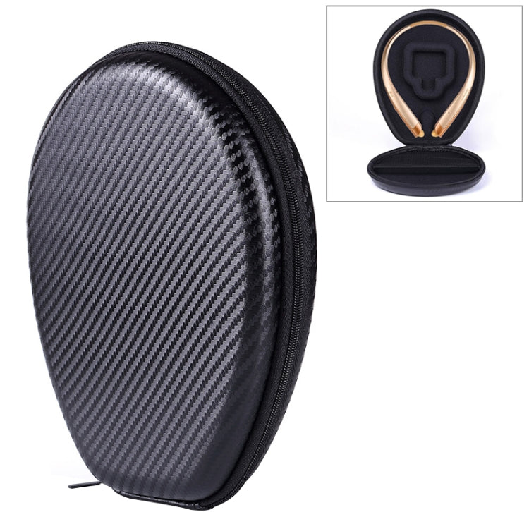 Hộp bảo vệ tai nghe thể thao không dây Bluetooth chống sốc họa tiết thảm cỏ EVA di động đa năng cho JBL / LG / Sony / Samsung, kích thước: 195 x 155 x 35mm, đeo cổ