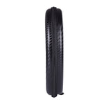 Hộp bảo vệ tai nghe thể thao không dây Bluetooth chống sốc họa tiết thảm cỏ EVA di động đa năng cho JBL / LG / Sony / Samsung, kích thước: 195 x 155 x 35mm, đeo cổ