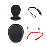 Hộp bảo vệ tai nghe thể thao không dây Bluetooth chống sốc họa tiết thảm cỏ EVA di động đa năng cho JBL / LG / Sony / Samsung, kích thước: 195 x 155 x 35mm, đeo cổ