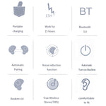 Tai nghe thể thao Bluetooth không dây stereo hai bên Q2 TWS Bluetooth 5.0