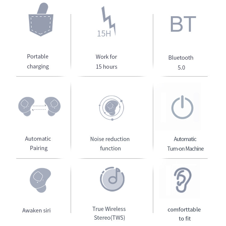 Tai nghe thể thao Bluetooth không dây stereo hai bên Q2 TWS Bluetooth 5.0