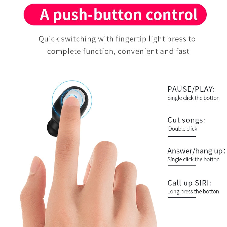 Tai nghe thể thao Bluetooth không dây stereo hai bên Q2 TWS Bluetooth 5.0
