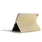 A102 For iPad 10.2 inch Ultra-thin Detachable Bluetooth Keyboard Leather Tablet Case with Stand Function, Gold, Rose Gold, Black, Dark Blue