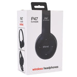 Tai nghe Bluetooth không dây gập P47 với jack âm thanh 3.5mm, hỗ trợ MP3 / gọi, P47 Đen, P47 Xanh dương, P47 Đỏ, P47 Trắng, P47 Xanh lá