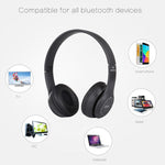 Tai nghe Bluetooth không dây gập P47 với jack âm thanh 3.5mm, hỗ trợ MP3 / gọi, P47 Đen, P47 Xanh dương, P47 Đỏ, P47 Trắng, P47 Xanh lá