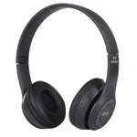 Tai nghe Bluetooth không dây gập P47 với jack âm thanh 3.5mm, hỗ trợ MP3 / gọi, P47 Đen, P47 Xanh dương, P47 Đỏ, P47 Trắng, P47 Xanh lá