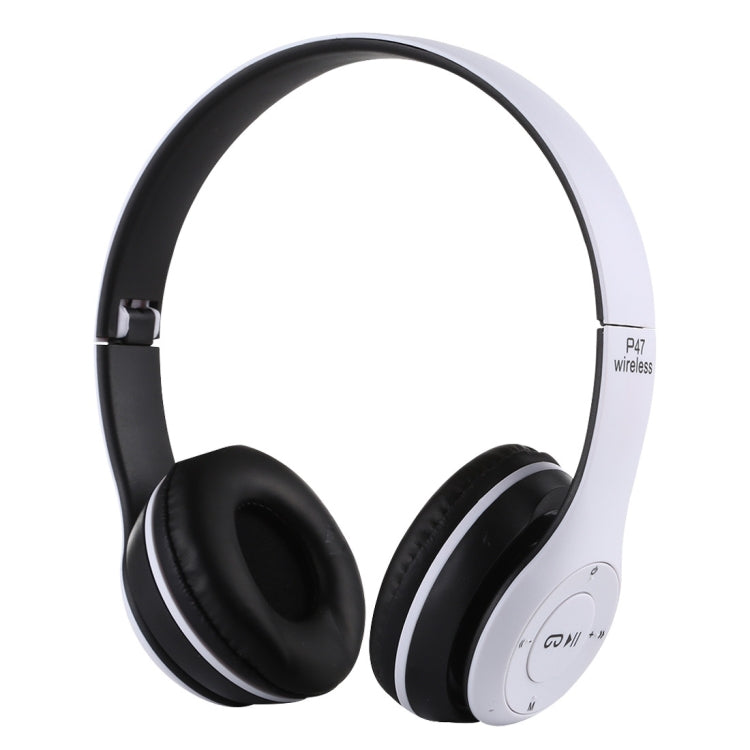 Tai nghe Bluetooth không dây gập P47 với jack âm thanh 3.5mm, hỗ trợ MP3 / gọi, P47 Đen, P47 Xanh dương, P47 Đỏ, P47 Trắng, P47 Xanh lá