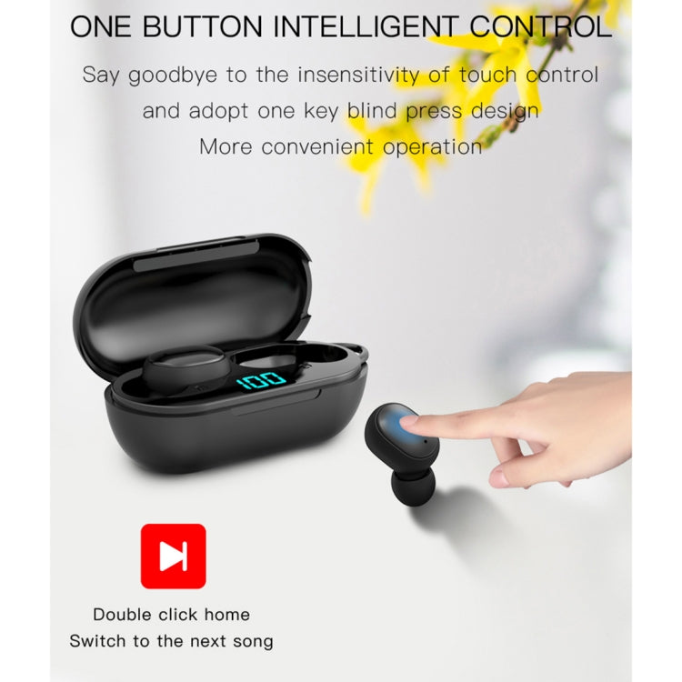 Tai nghe Bluetooth không dây H6 TWS Bluetooth 5.0 với màn hình kỹ thuật số & hộp sạc, hỗ trợ Siri & cuộc gọi HD