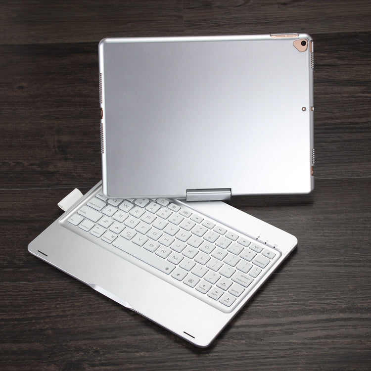 Bao da máy tính bảng bàn phím Bluetooth có đèn nền màu sắc có thể xoay F102AS cho iPad 10.2 inch, có chức năng khe cắm bút