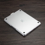 Bao da máy tính bảng bàn phím Bluetooth có đèn nền màu sắc có thể xoay F102AS cho iPad 10.2 inch, có chức năng khe cắm bút