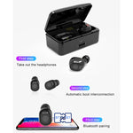 Tai nghe Bluetooth không dây G10 TWS Bluetooth 5.0 kèm hộp sạc, hỗ trợ màn hình kỹ thuật số & cuộc gọi HD & pin dự phòng, G10