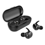 Tai nghe Bluetooth không dây TWS-4 IPX5 chống nước Bluetooth 5.0 cảm ứng kèm hộp sạc, hỗ trợ cuộc gọi HD & thông báo giọng nói, TWS-4