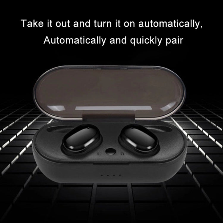 Tai nghe Bluetooth không dây TWS-4 IPX5 chống nước Bluetooth 5.0 cảm ứng kèm hộp sạc, hỗ trợ cuộc gọi HD & thông báo giọng nói, TWS-4