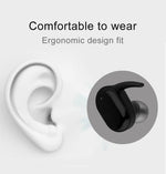 Tai nghe Bluetooth không dây TWS-4 IPX5 chống nước Bluetooth 5.0 cảm ứng kèm hộp sạc, hỗ trợ cuộc gọi HD & thông báo giọng nói, TWS-4