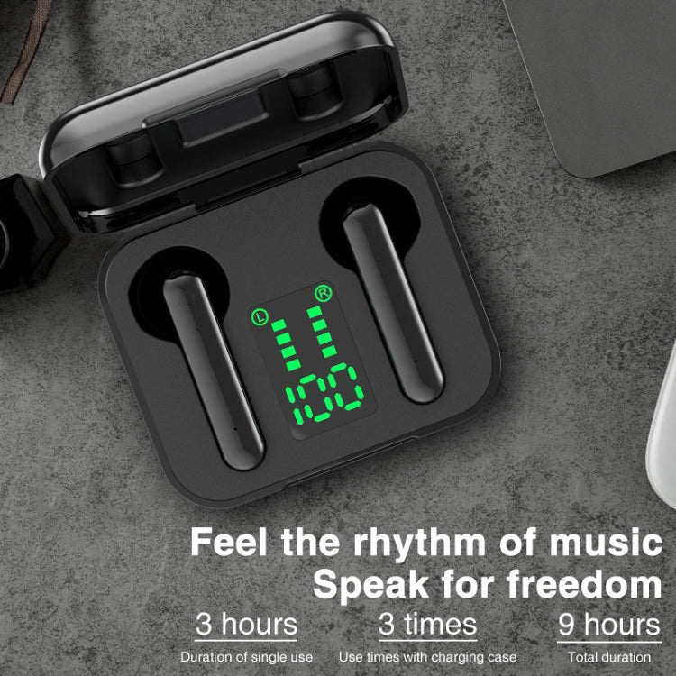 Tai nghe Bluetooth không dây cảm ứng P100pro TWS Bluetooth 5.0 kèm hộp sạc & màn hình kỹ thuật số LED thông minh, hỗ trợ Siri & gọi điện