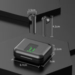 Tai nghe Bluetooth không dây cảm ứng P100pro TWS Bluetooth 5.0 kèm hộp sạc & màn hình kỹ thuật số LED thông minh, hỗ trợ Siri & gọi điện
