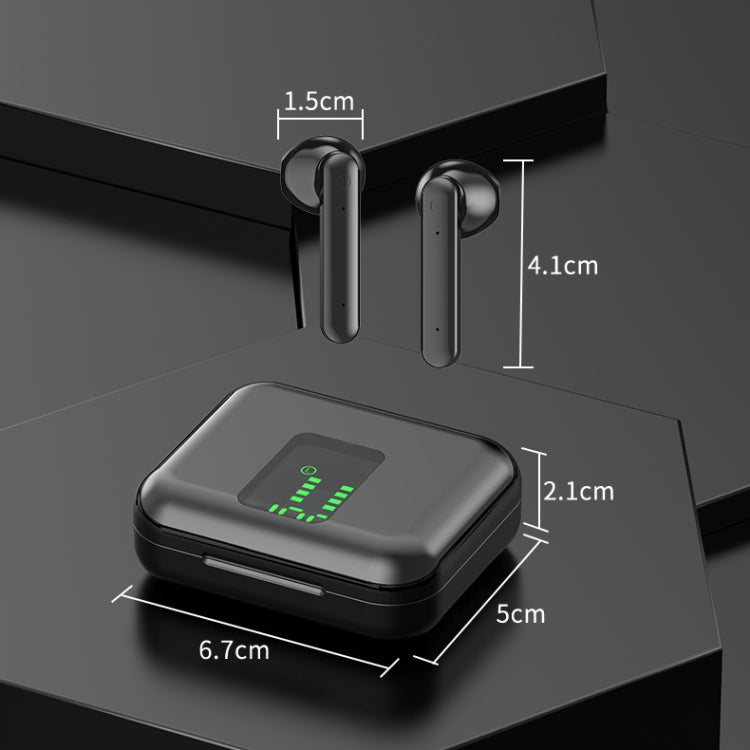 Tai nghe Bluetooth không dây cảm ứng P100pro TWS Bluetooth 5.0 kèm hộp sạc & màn hình kỹ thuật số LED thông minh, hỗ trợ Siri & gọi điện