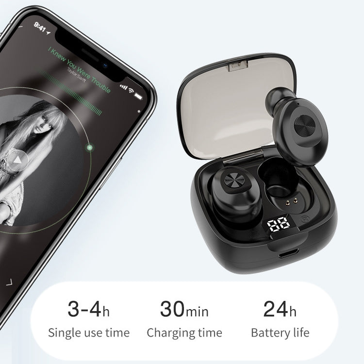 Tai nghe Bluetooth cảm ứng TWS XG-8 màn hình kỹ thuật số kèm hộp sạc nam châm