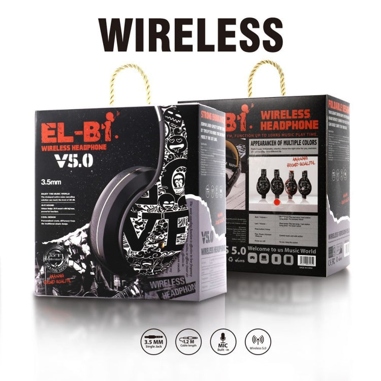 Tai nghe Bluetooth không dây V5.0 họa tiết graffiti B1