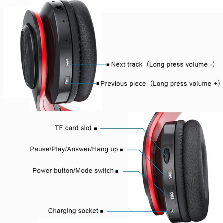 Tai nghe không dây Bluetooth V5.0 B39, B39 (Đỏ), B39 (Trắng), B39 (Xanh), B39 (Đen Đỏ), B39 (Đen)