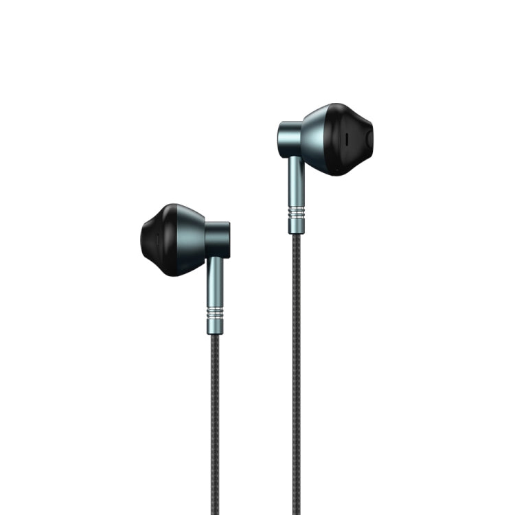 Tai nghe nhạc stereo kim loại nhét tai REMAX RM-201 có điều khiển dây + MIC, hỗ trợ rảnh tay
