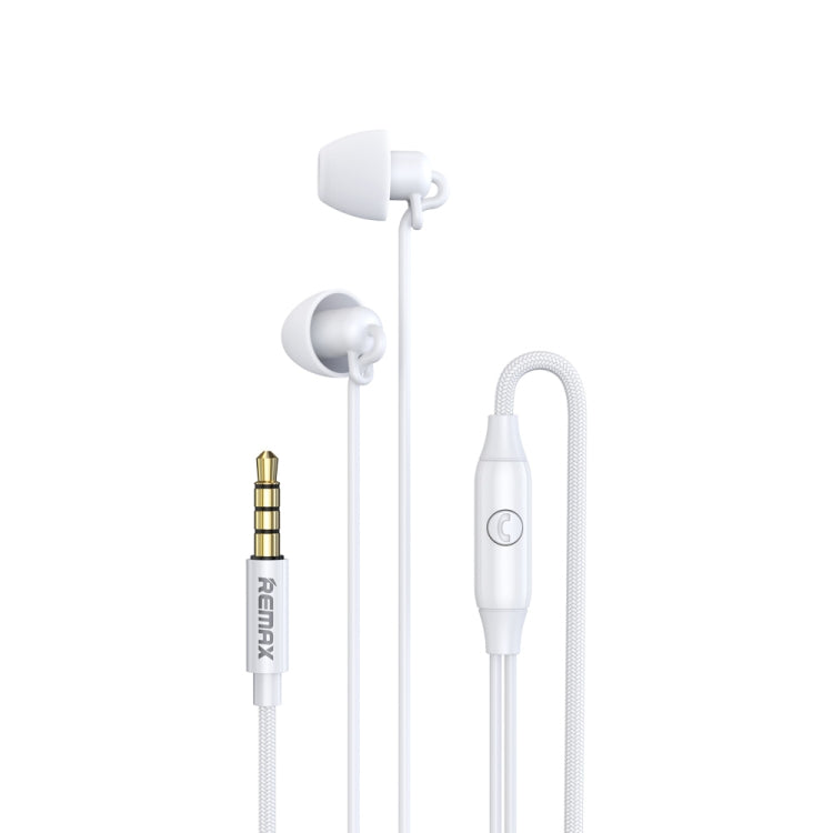 Tai nghe nhạc stereo ngủ nhét tai REMAX RM-208 có điều khiển dây + MIC, hỗ trợ rảnh tay
